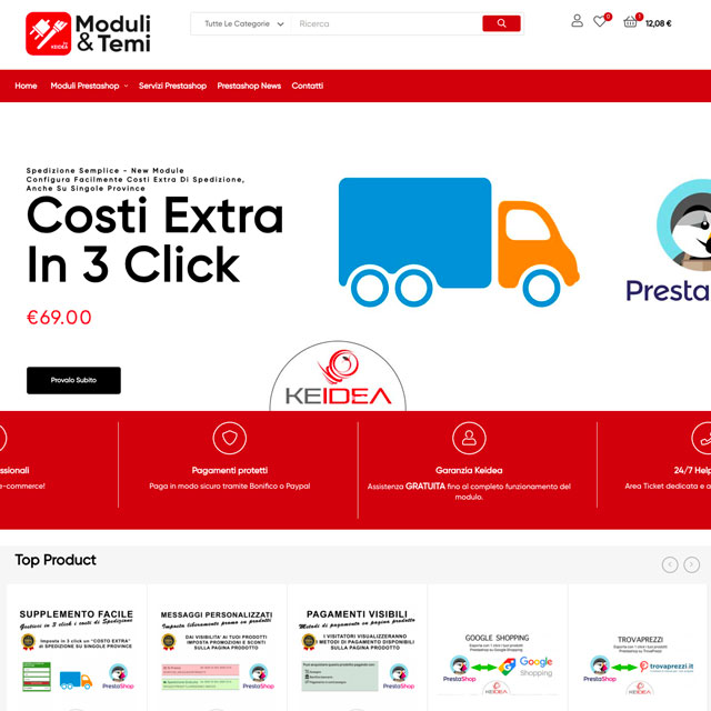 Moduli e Temi prestashop